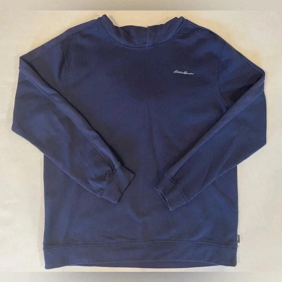 Eddie Bauer Navy Blue Lounge Hoodie Men’s Size Medium - Picture 1 of 7